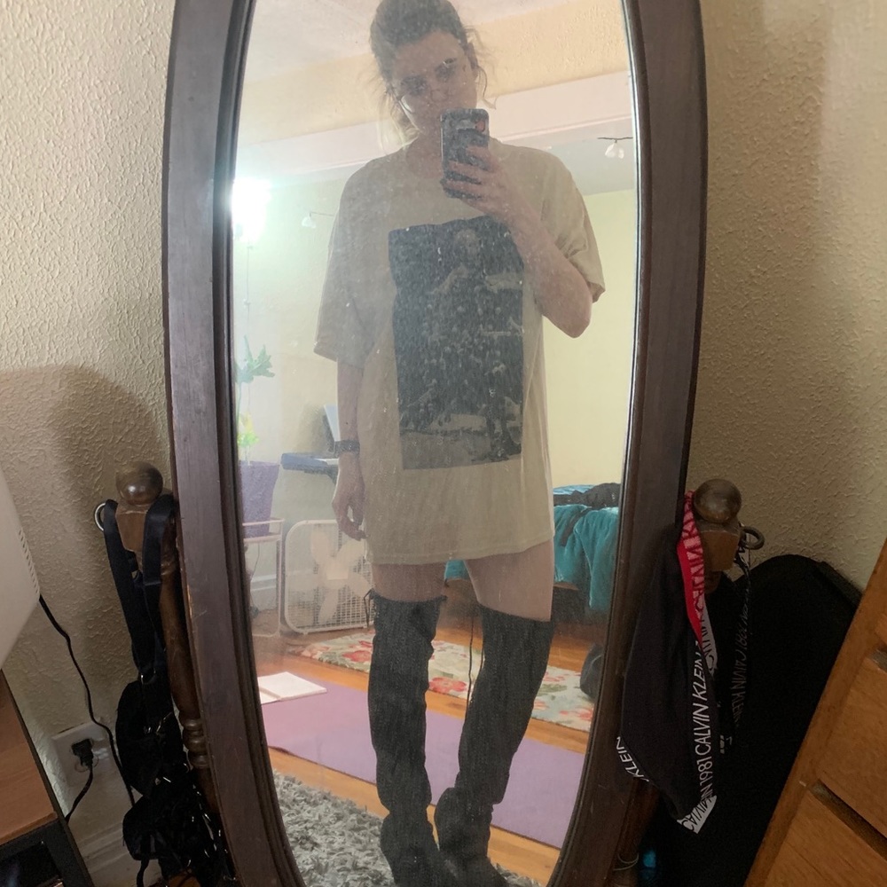 Elton John Baggy Shirt Dress